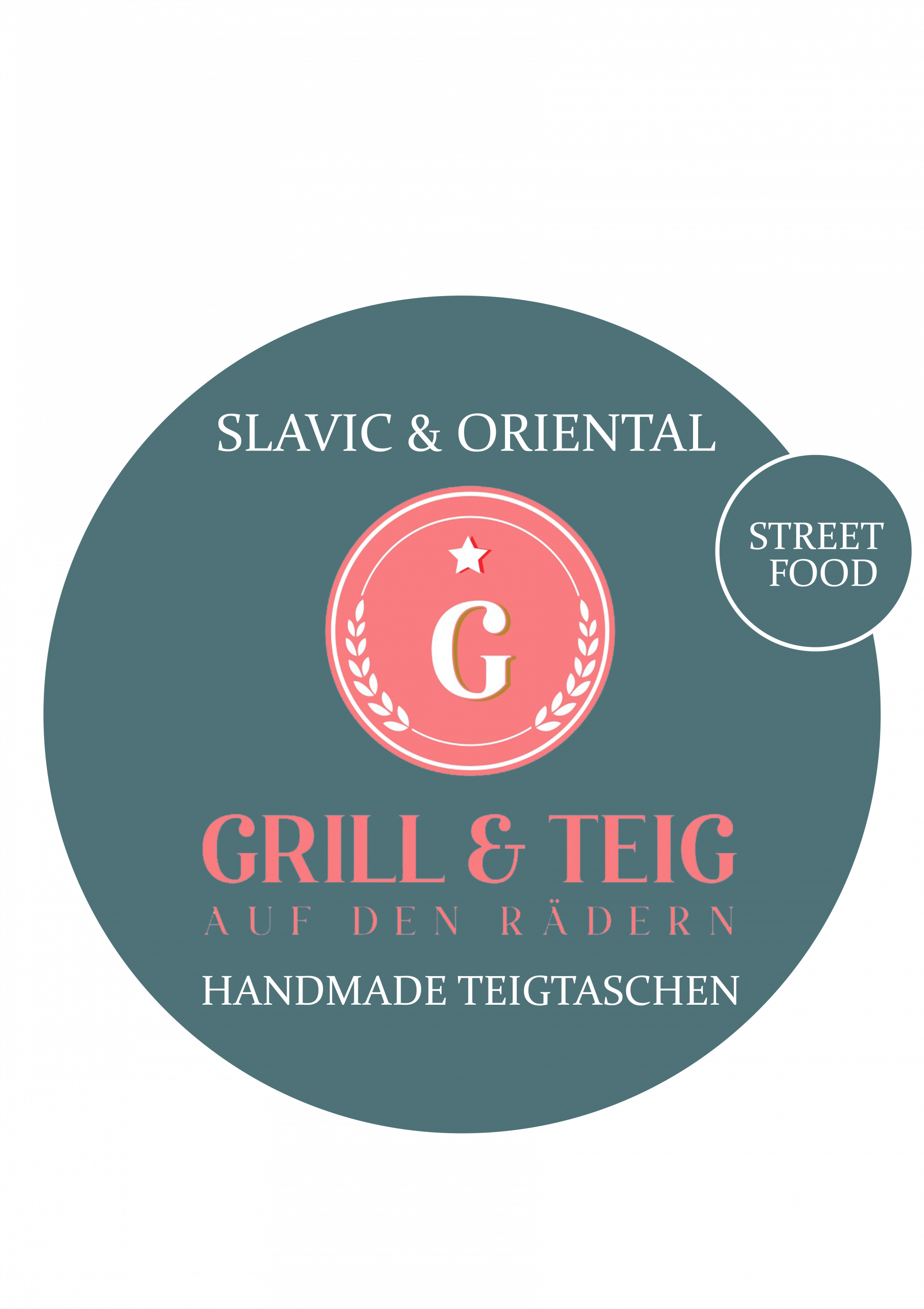 Rot weißer Bulle sitzt im Auto zur Veranschaulichung von Beefbusters Catering Angebot